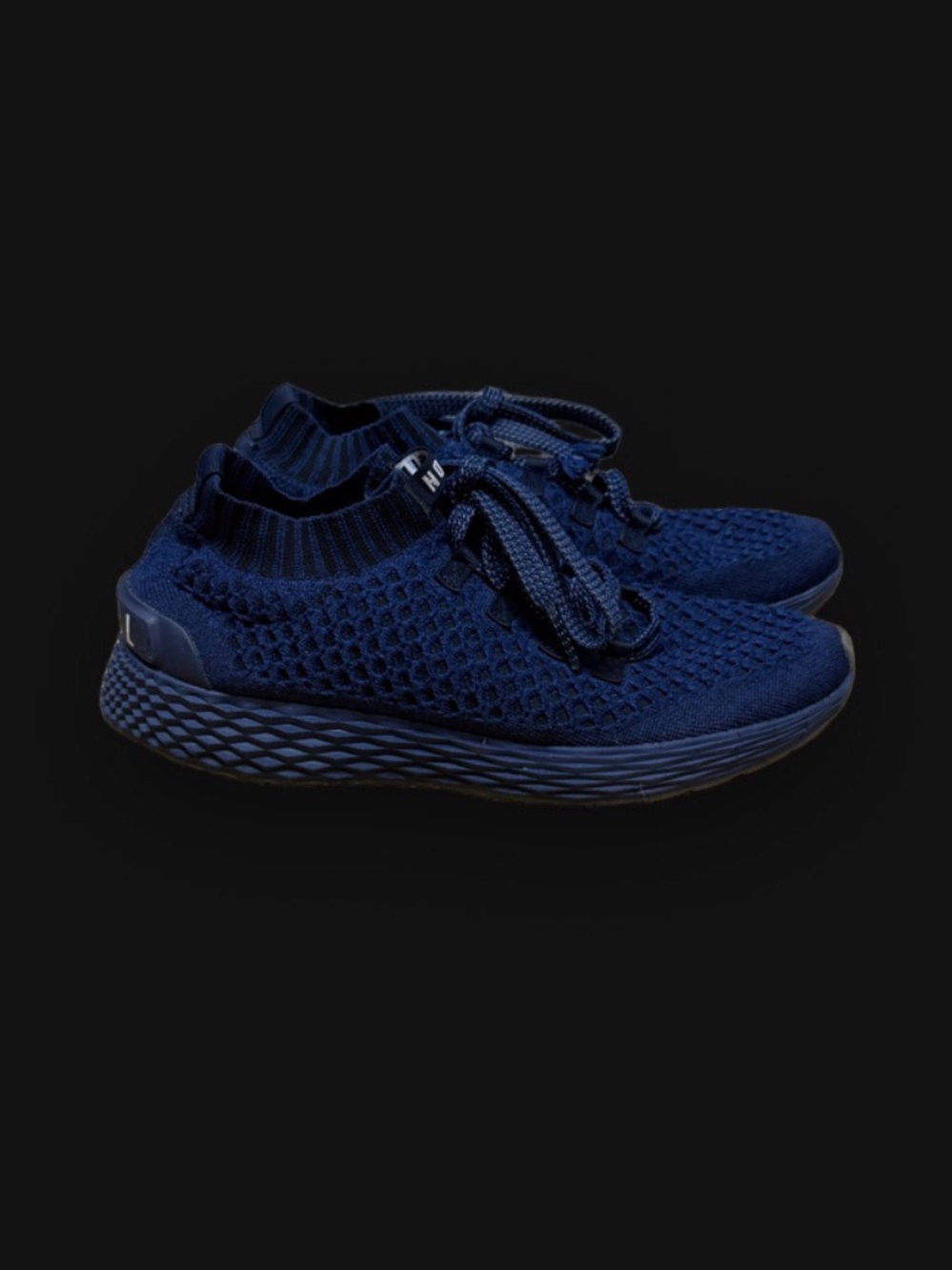 NOBULL Midnight Navy Allday Knit Sock Sneakers - Men’s 8.5 Women’s 10
